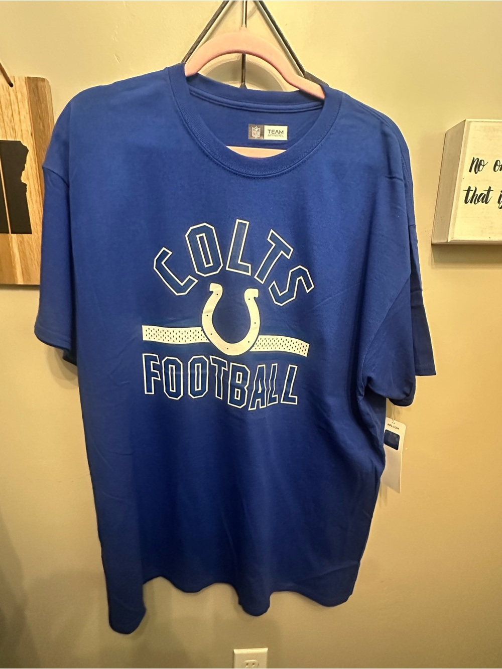 NFL Colts Blue Graphic Football Tee